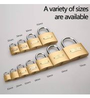 Padlocks – All Sizes Available, Brass and Hardened Steel Padlocks with Keys for Gates, Sheds, Lockers, Toolboxes and General Security
